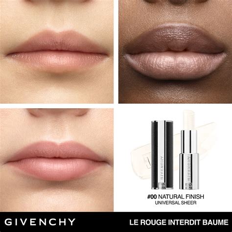 givenchy 黒リップ|Givenchy Le Rouge Interdit 24H Hydrating Color.